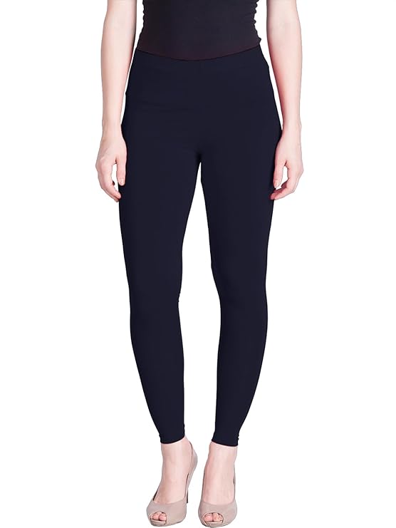 Lyra Women's Ankle Length Leggings L-145(BLUR BERRY)