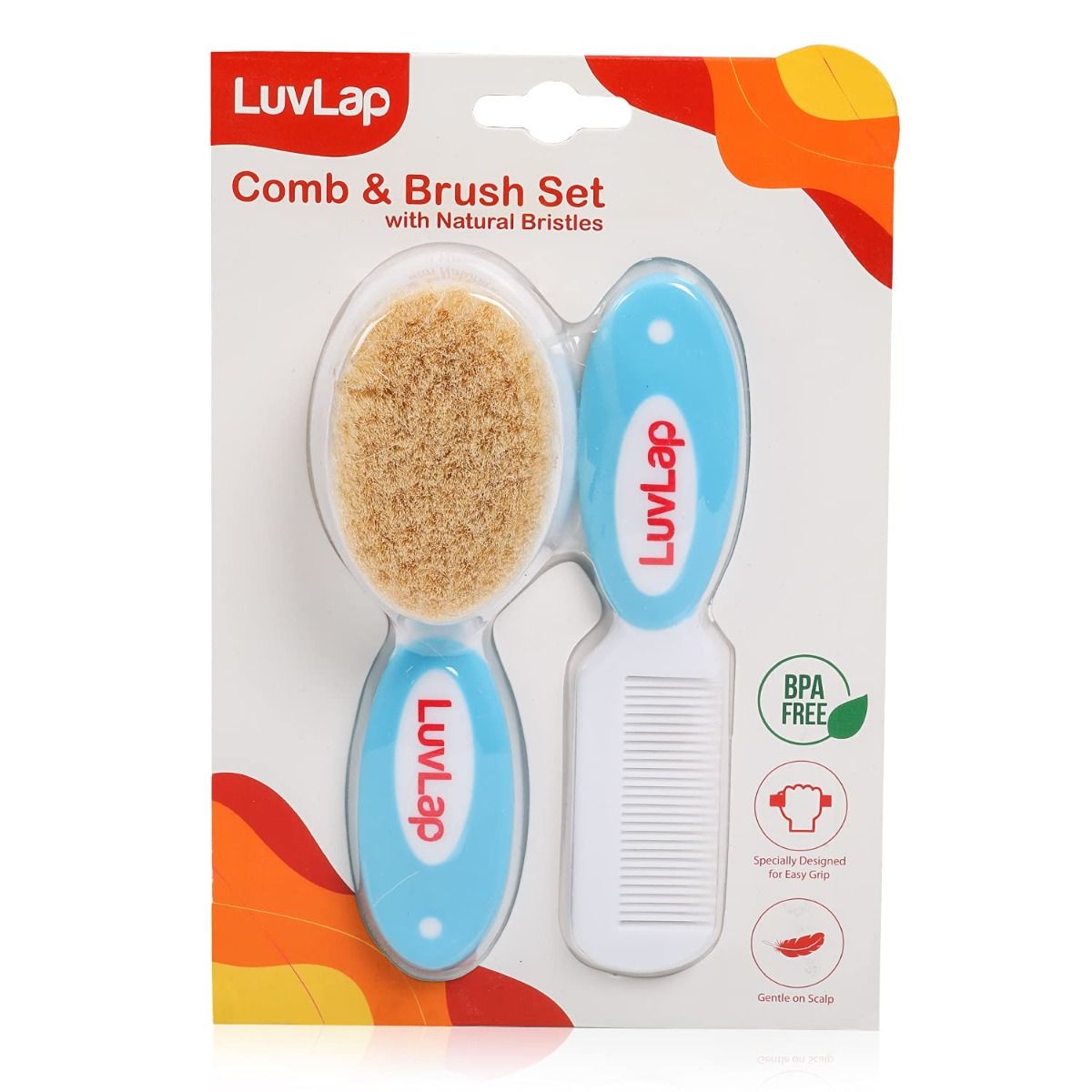 The comb and brush set conforms to high standards of safety and hygiene