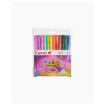 (ITN) Camel Sketch Pens 12 Shades SKU142333