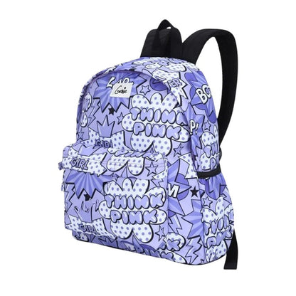 Gennie grace, purple, backpack for girls, laptop and college bag ,Polyester Fabric