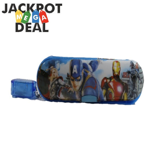 AV (ITN) Avengers pencil box with sharpner andcloser  for kids SKU4477