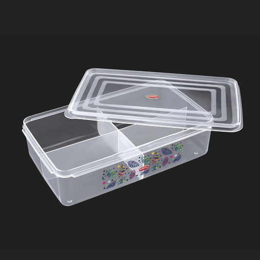 the Sonal Container 281 with 4 partitions, perfect for keeping your belongings organized and easily accessible.