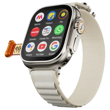 WHITE Smart  Watch from FIRE BOLTT Oracle 