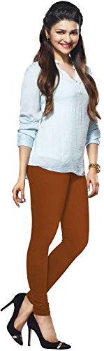 Lyra Women churiidar Leggings L-50( RUST)