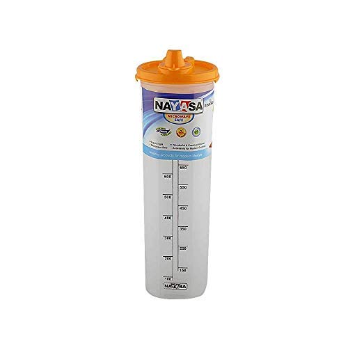 Nayasa Plastic Oil Dispenser Set (1000 ml). orange 