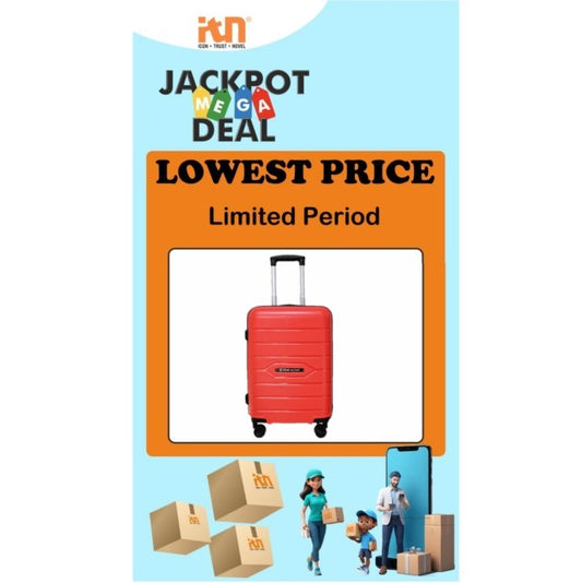 Swiss Military Zest Luggage Bag  Rotatable, 42L,Red SKU131282 (ITN)