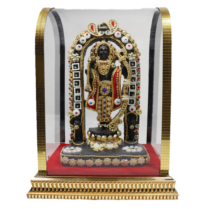 Ram polyresin  Idol Glass top Golden