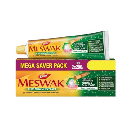 Dabur Meswak Toothpaste: 2 x 200 gms SKU550032 AK