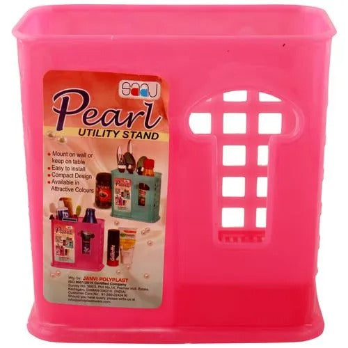 Sonal Multipupose Brush stand pink