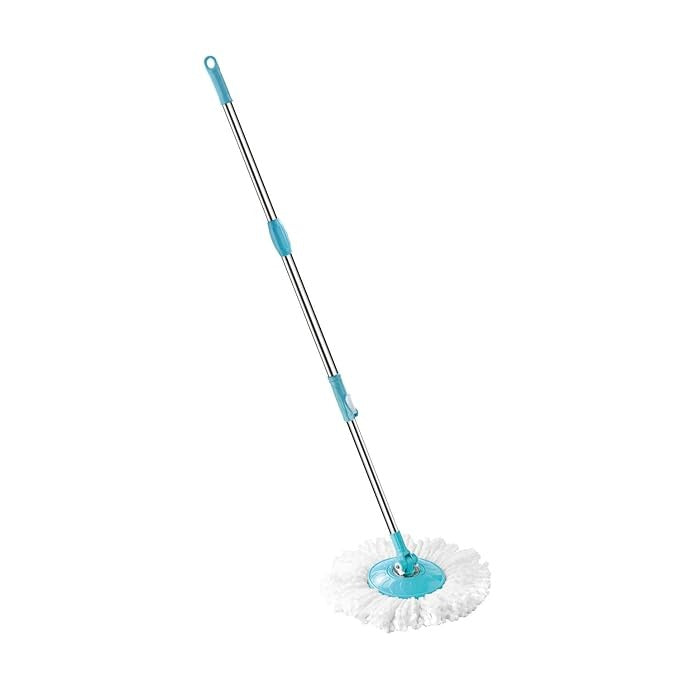 JOYO Cleanmax Spinno Spin Mop Stainless Steel Auto Fold Handle map SKU5102510