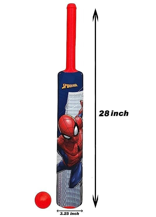 Plastic marvel spiderman cricket set for kids