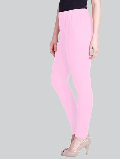 Lyra Women Bottom churidar legging Baby Pink