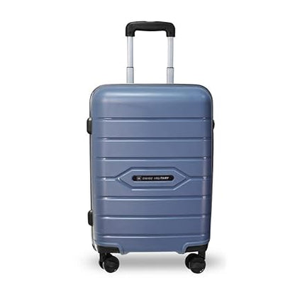 Travel in style and ease with the Swiss Military Zest Luggage Bag This textured hard sided trolley bag offers a durable ABS body 360° rotatable wheels and a spacious 70L capacity