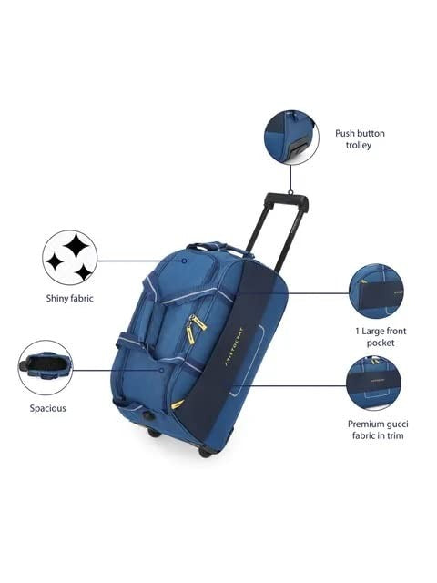 Aristocrat  Trolley Travelling Bag , Blue SUK2201