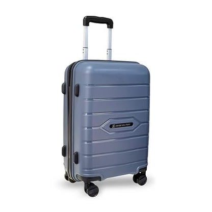 Travel in style and ease with the Swiss Military Zest Luggage Bag This textured hard sided trolley bag offers a durable ABS body 360° rotatable wheels and a spacious 70L capacity