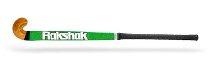 Fiber College Hockey Stick Having Carbon Black Touch Green