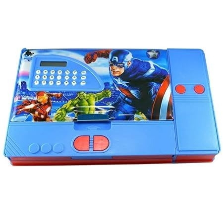 Avenger pencil box with calculator