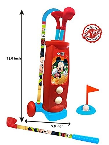 perfect for little ones who love Mickey Mouse and want to learn the sport of golf