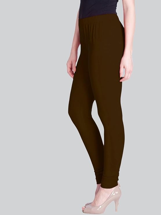 Lyra Women Bottom Churidar  Legging L-08(Brown)