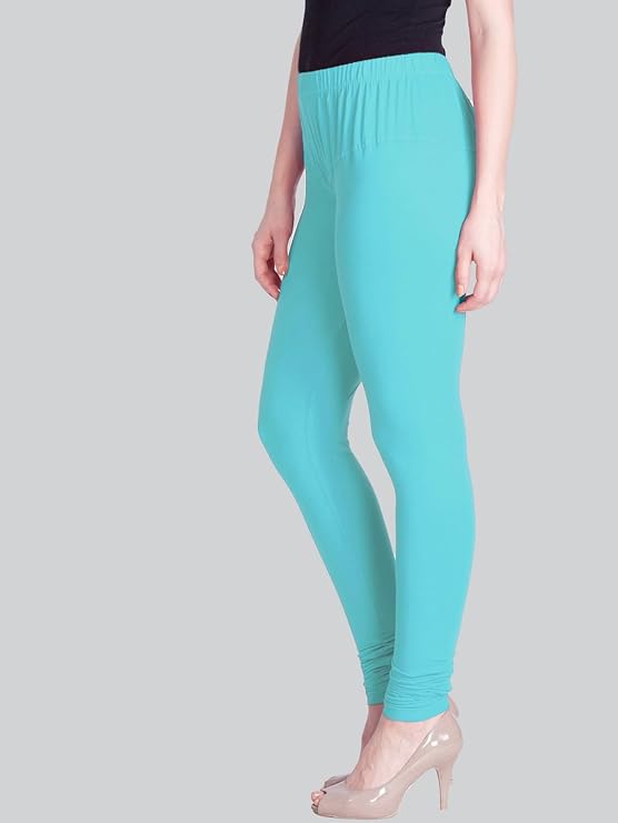 Lyra Women's Slim Fit Hosiery Churidar  Leggings (MINT GREEN)