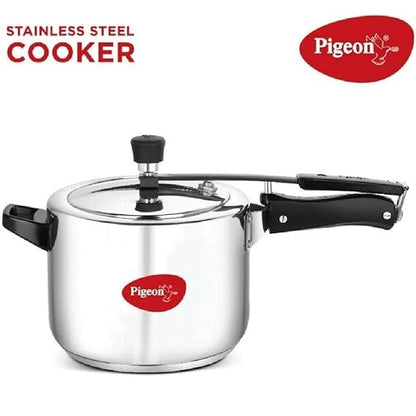  the Pigeon 14500 Stainless Steel Pressure Cooker Its 5 liter capacity and sandwich bottom ensure even heat distribution