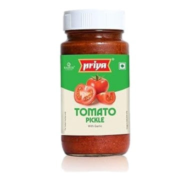 Priya Tomato Pickle Without Garlic: 300 gms SKU381619 AN