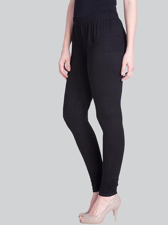 Lyra Women Churidar Leggings L-13 (BLACK)