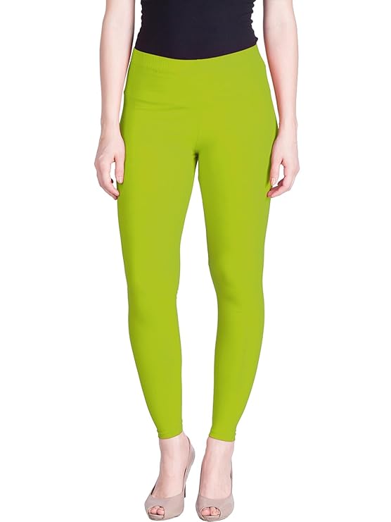 Lyra Women's Ankle Length Leggings Yellow Green