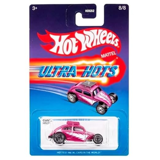 (ITN) Hot Wheels Ultra Hots Retro 1:64 Custom Volkswagen Beetle SKUHRX15