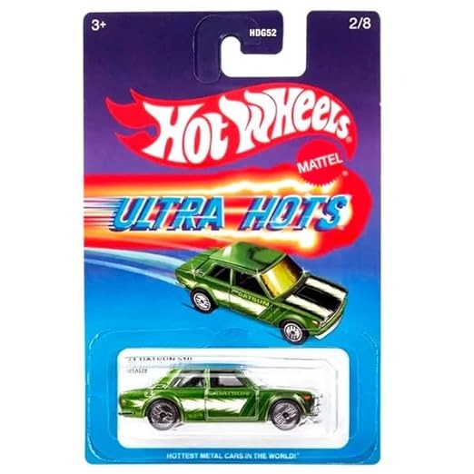 (ITN) Hot Wheels Ultra Hots Retro Datsun 510 SKUHRX09