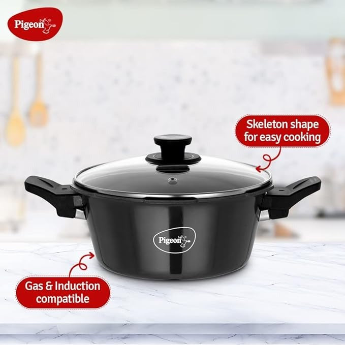 the Pigeon Super Cooker This all in one cooker features a pressure cooker outer lid glass lid and deep frying basket making it perfect for versatile cooking