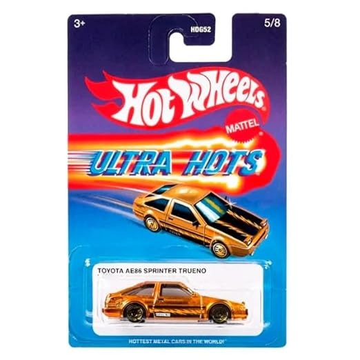 (ITN) Hot Wheels Ultra Hots Retro Toyota AE86 Sprinter Trueno SKUHRX12