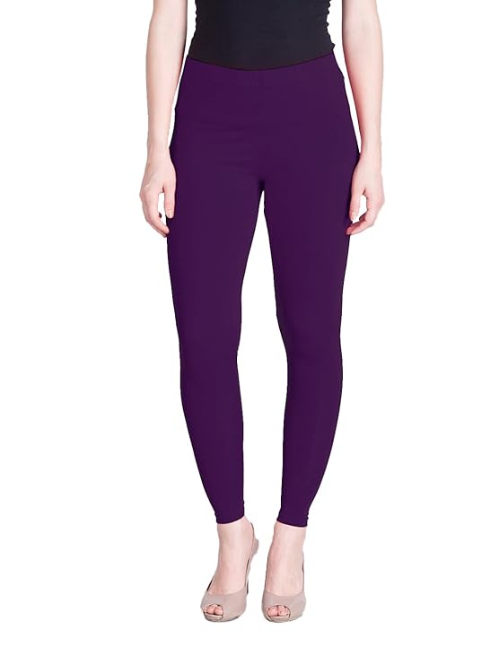 Lyra Women  Ankle Length Leggings Purple