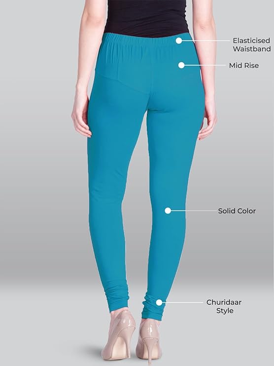 Lyra Women Bottom Churidar legging ( BLUE CORACAO)