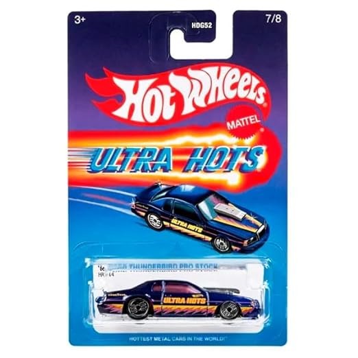 (ITN) Hot Wheels Ultra Hots Retro 86 Ford Thunderbird Pro Stock SKUHRX14