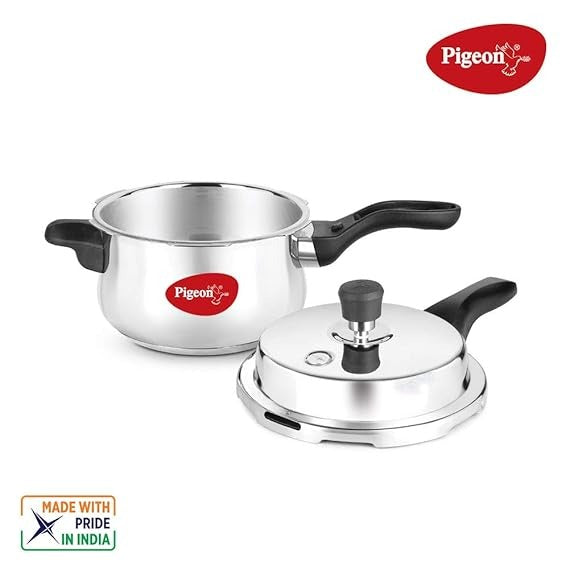  the Pigeon 14501 Stainless Steel Inox Plus Steel Pressure Cooker Its durable stainless steel construction ensures long lasting use