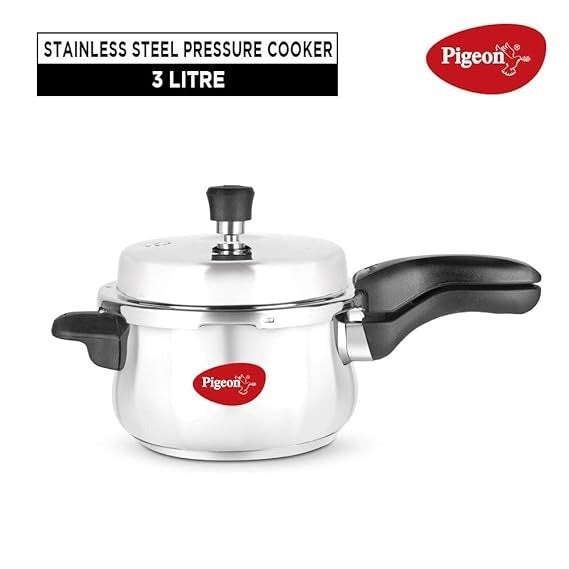  the Pigeon 14501 Stainless Steel Inox Plus Steel Pressure Cooker Its durable stainless steel construction ensures long lasting use