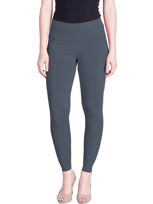 Lyra Women's Ankle Leggings L-37 (Steel Grey)