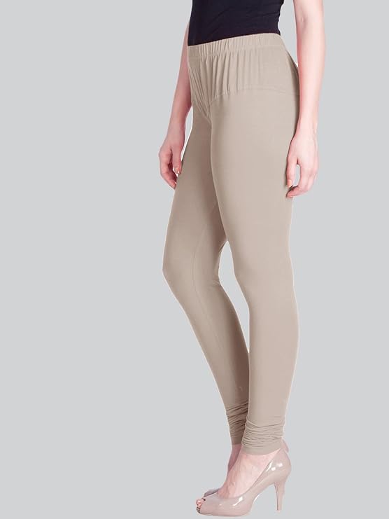 Lyra Women's  Churidar Leggings L-136 (CLAY)