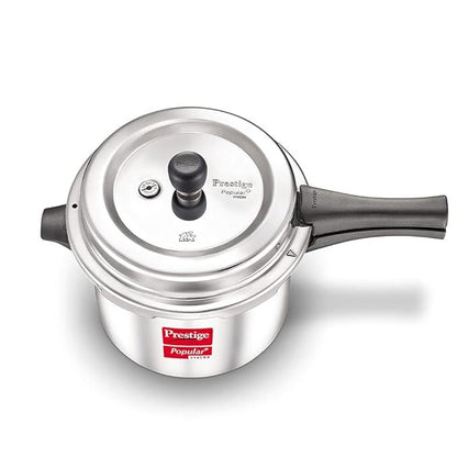 Prestige Popular Plus 5L Pressure Cooker Made from high quality virgin aluminium it features a unique spillage control outer lid