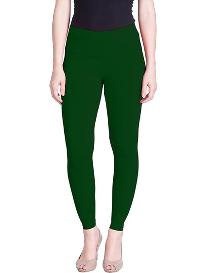 Lyra Women's Ankle Length Leggings L-58 (FOURLEAF GREEN)