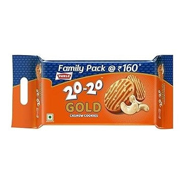 Parle 20-20 Gold Cashew Cookies