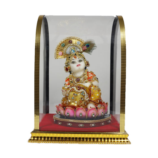 Laddu Gopal Lord Krishna Hindu God Resin Idol 22