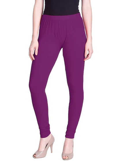 Lyra Women Bottom churidar legging (Pure purple)