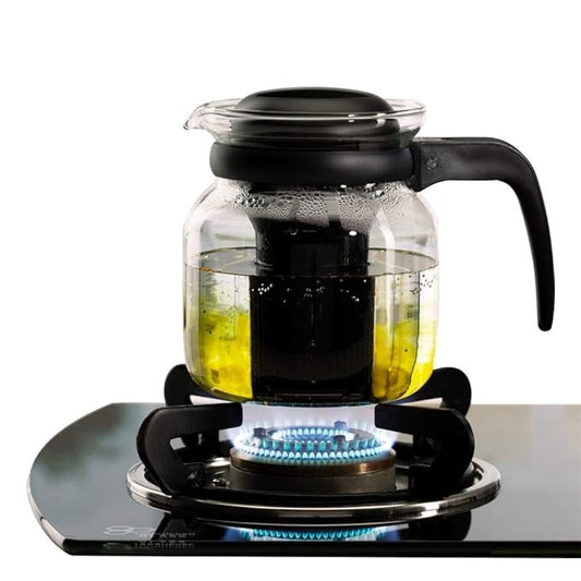  the Borosil Carafe Flame Proof Glass Kettle Its 1L capacity and infuser allow for easy brewing of loose leaf teas