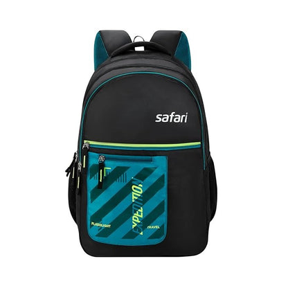 Safari Casual Backpack Bag (Blue , Black), stylish and shionable front pocket 