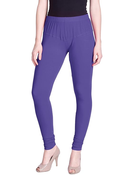 Lyra Women's Slim Fit Hosiery Churiadar Leggings (ORCHID)