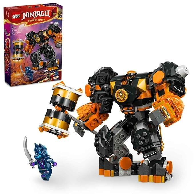 (ITN) LEGO NINJAGO Cole’s Elemental Earth Mech Toy SKU71806