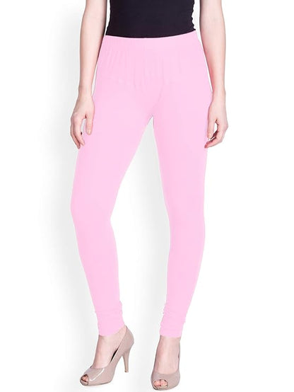 Lyra Women Bottom churidar legging Baby Pink