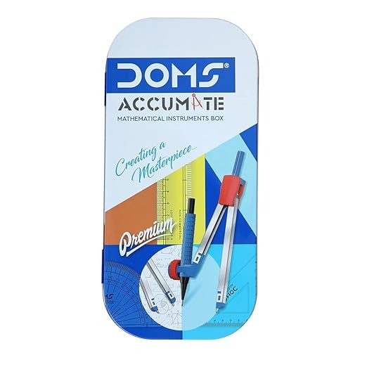 (ITN) DOMS Accumate Mathematical Drawing Instrument Geometry Box SKU8157